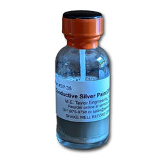 Silver Paint, 35% Silver, 30 gram brush-cap bottle
