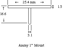 Specimen Mounts, pkg of 100, for Amray® 1000/1200 with 1" table diameter