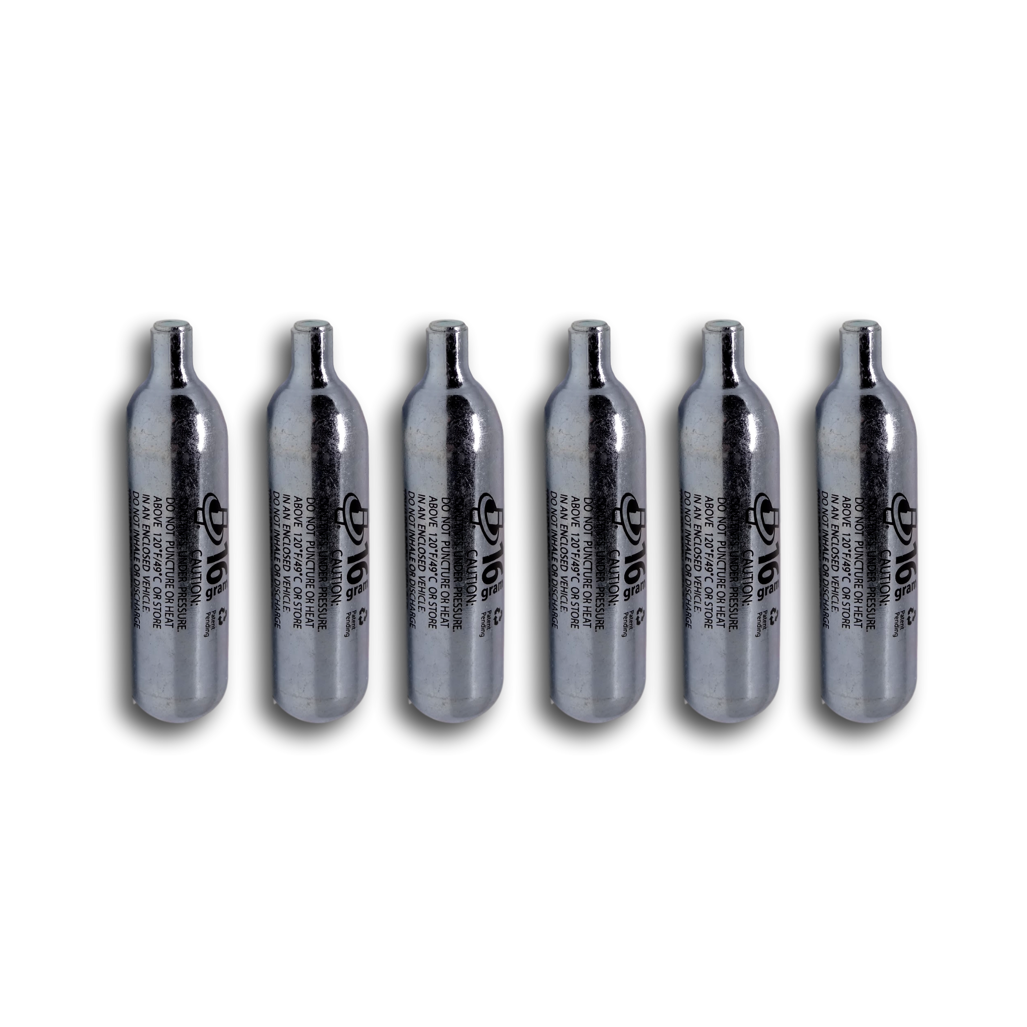 CO2 Cartridges  16 grams ea., Box of 6