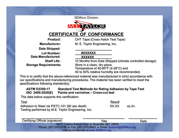 Cross Hatch Adhesion Test Kit PLUS Digital Thickness Gauge – ASTM D3359, 3 Blades, Tape & Certificate